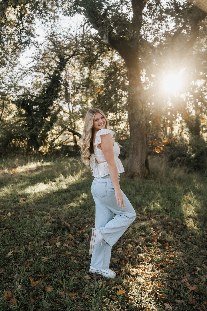 sunset senior photos in springfield oregon