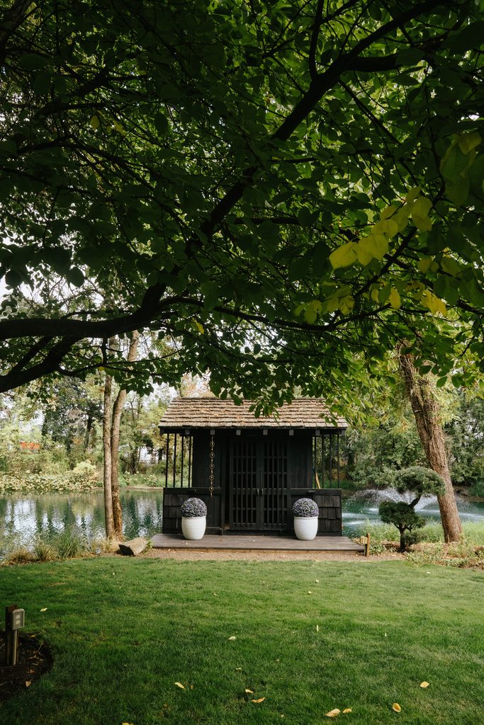 gardens at riverside wedding venue reception space